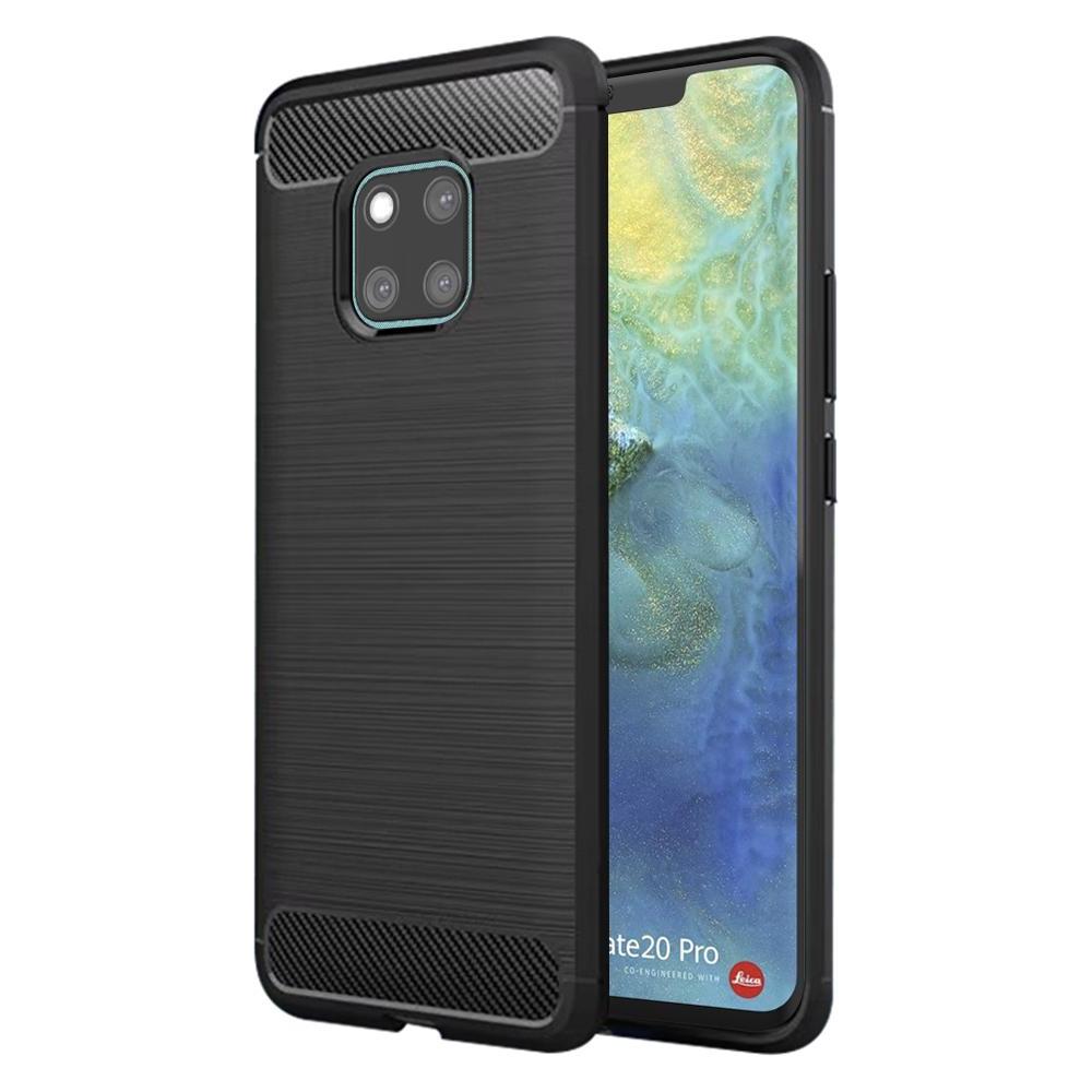 Techsuit - Carbon Silicone - Huawei Mate 20 Pro - Black (Huawei Mate 20 Pro) (56365266)