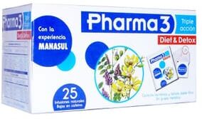 Bio3 PHARMA 3 DIET & DETOX 25 Infusiones
