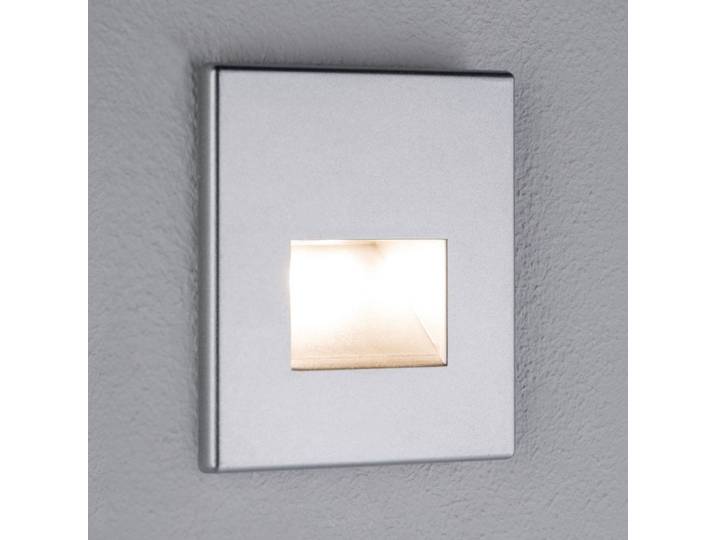 Edge Quadro LED Einbauwandlampe Square Matt Chrome - Paulmann - Flurbereich - Modern - Kunststoff - Eckig