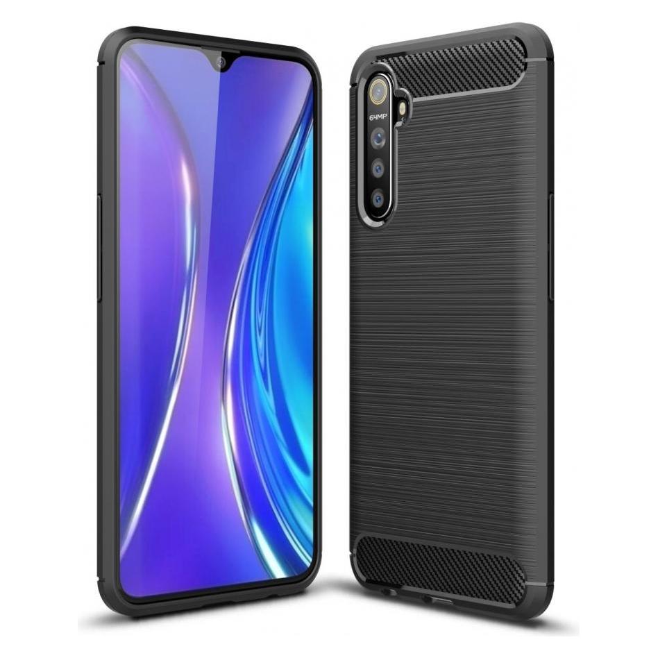 Screenguard Realme XT Hülle Carbon Brushed Soft TPU (Realme XT) (00026133)