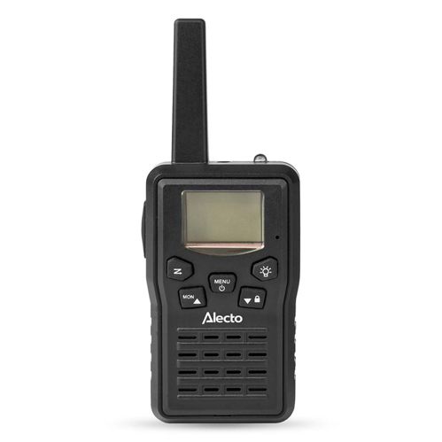 Alecto Walkie Talkie 2er Set 10 km Reichweite, Schwarz
