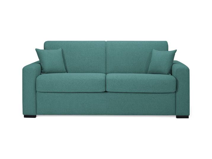 VERONE - Canapé convertible 4 places - Tweed, Turquoise