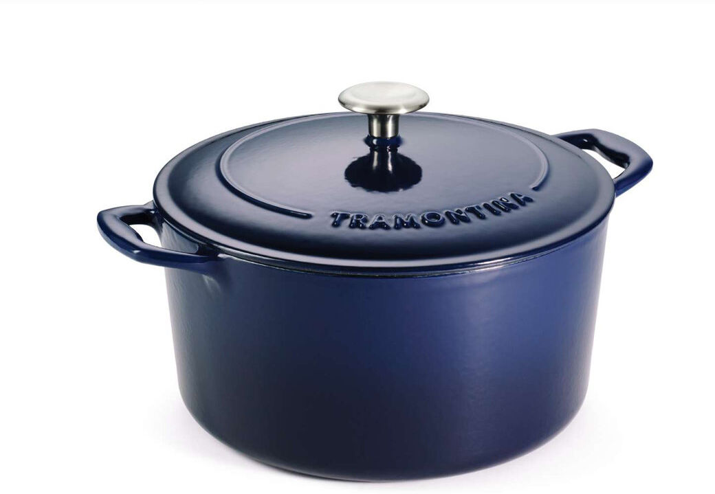 Tramontina Bestow Enamelled Cast Iron Casserole 28 cm Blue 6.15L