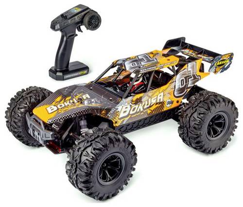 Carson Modellsport Bokusa 2S Orange-Schwarz Brushless 1:10 RC Modellauto Elektro Truggy Allradantrieb (4WD) RtR 2,4GHz