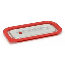 Rieber GastroNorm-Behälter GN 1/3 Vaculid Deckel rote Dichtung
