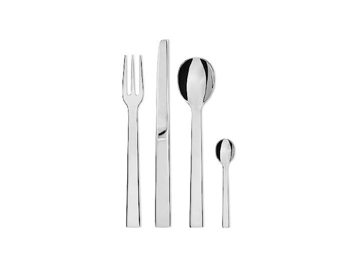 Alessi Santiago DC05S24 - Design bestekset van roestvrij staal, gepolijst, 24-delig