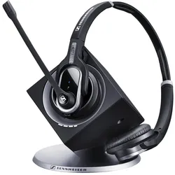 EPOS DW Pro 2 ML (Kabellos, USB-A, Skype), Office Headset, Schwarz
