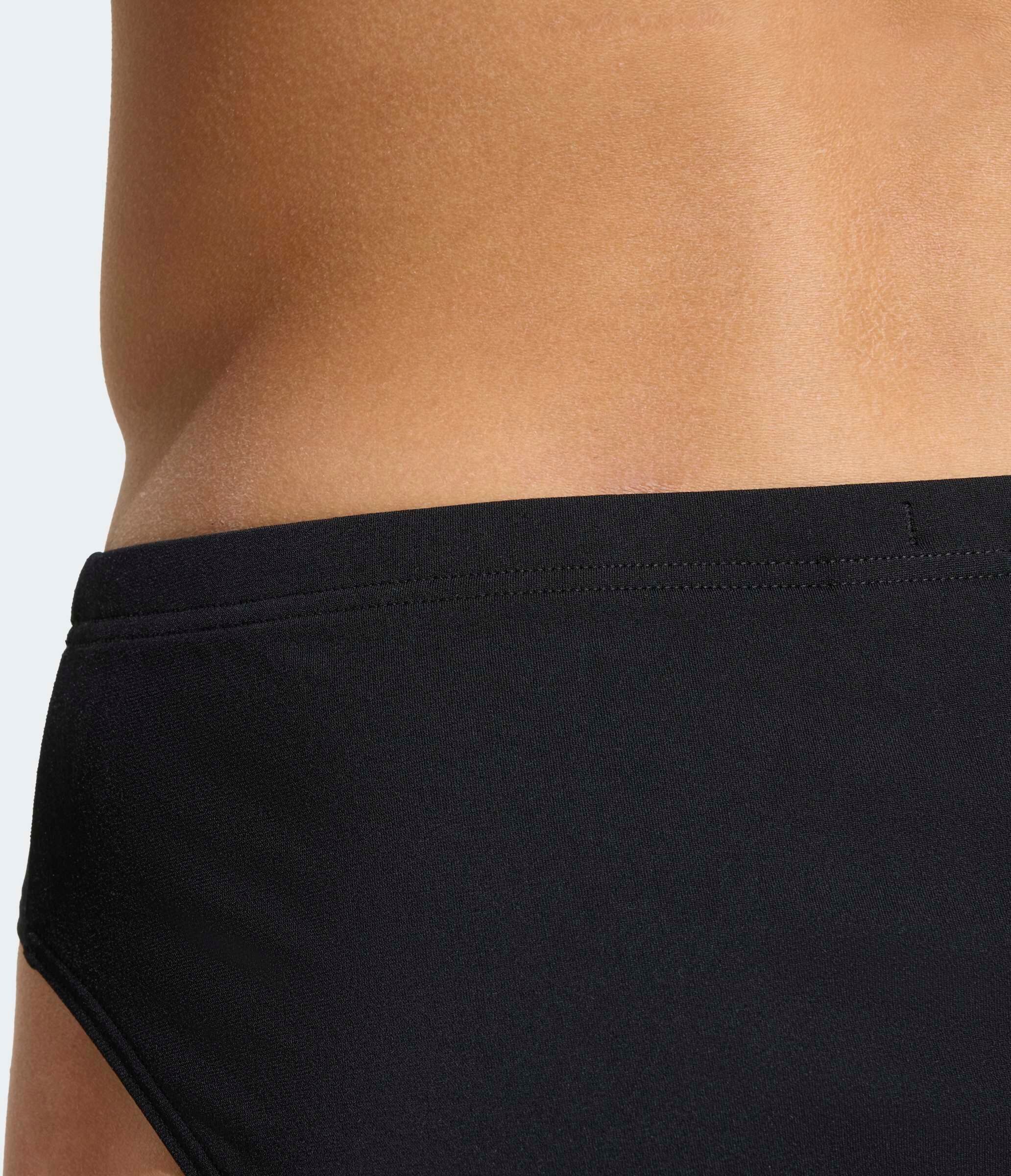 Badehose ADIDAS PERFORMANCE "RIPSTREAM TEAM", Herren, Gr. 6, N-Gr, schwarz, Obermaterial: 100% Polyester, Badehosen Badehose, für Erwachsene schwarz 6, N-Gr