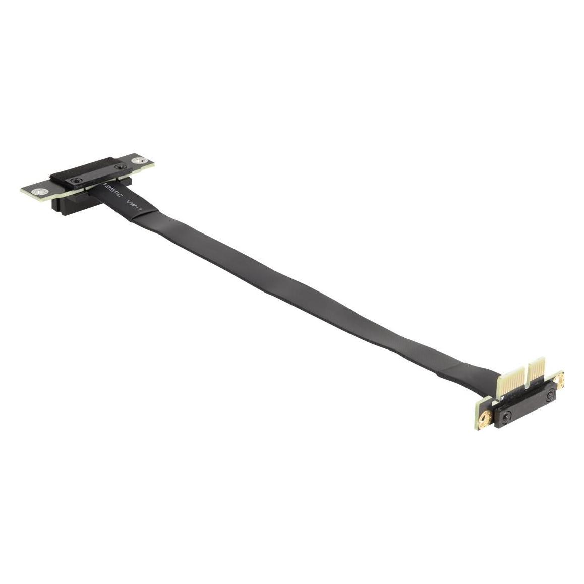 Delock Riser Karte PCI Express x1 Stecker 90° gewinkelt zu x1 Slot 90° gewinkelt (30 cm, Riser Card) (88042)