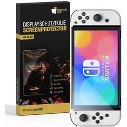 5x Displayschutz für Nintendo Switch Oled HD klar Displayschutzfolie Schutzfolie Folie Screen-Protector