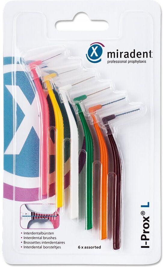 Miradent Interdentalbürste I-prox L sortiert 6stk