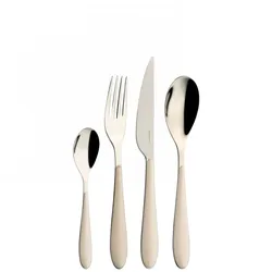 BUGATTI GIOIA elfenbein Besteckset 6 Personen 24 tlg. GGAU-023F50