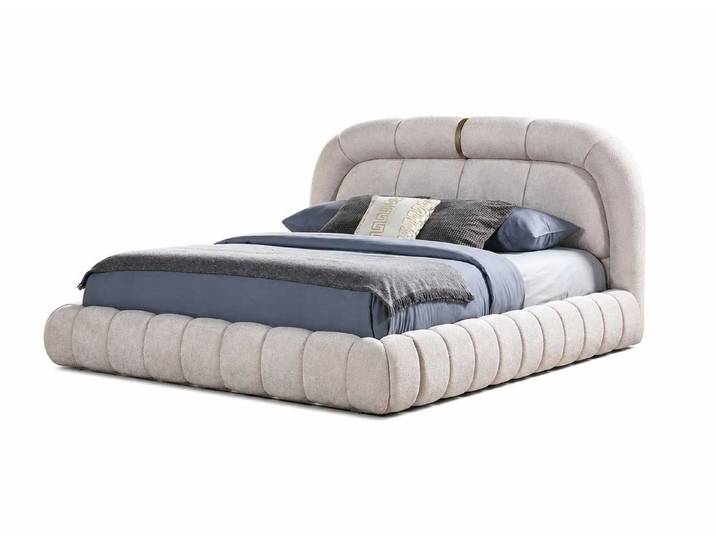 JVmoebel Polsterbett Bett Schlafzimmer Komfortdoppelbett Zweibett Schlaflager Großbett, Made in Europa