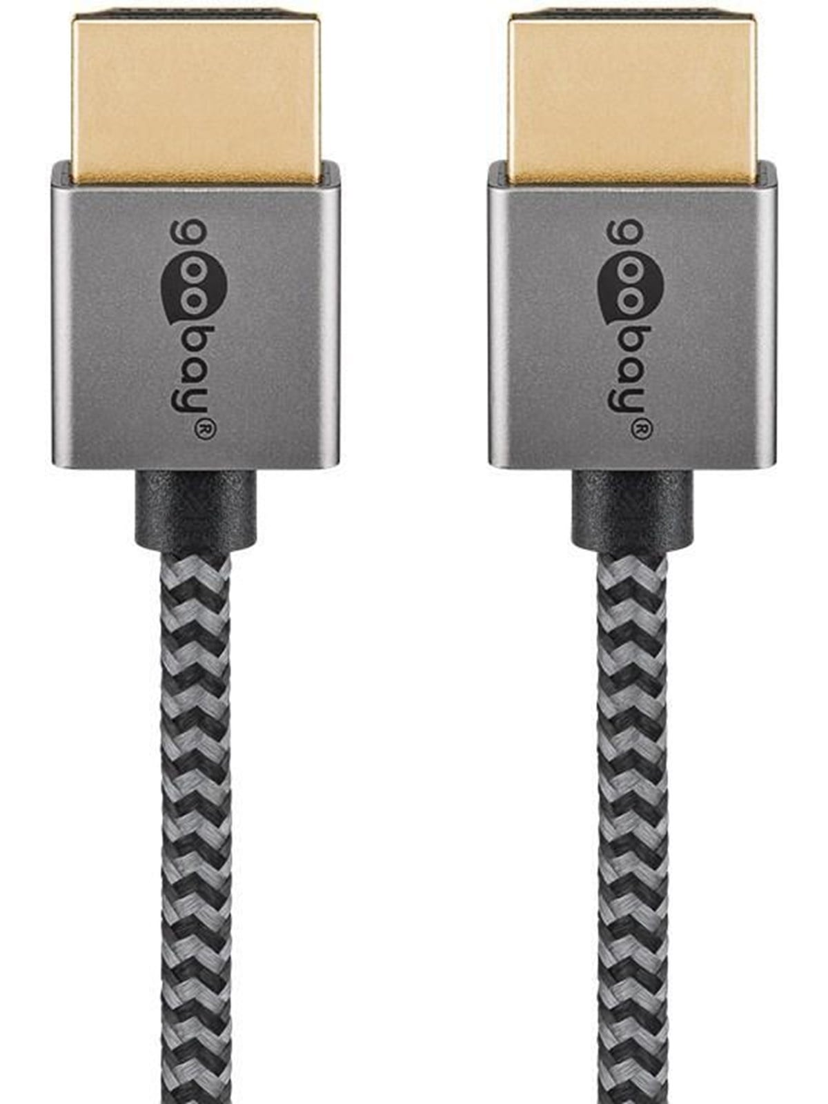Pro HDMI 2.0 sleeved - 1m - Grau