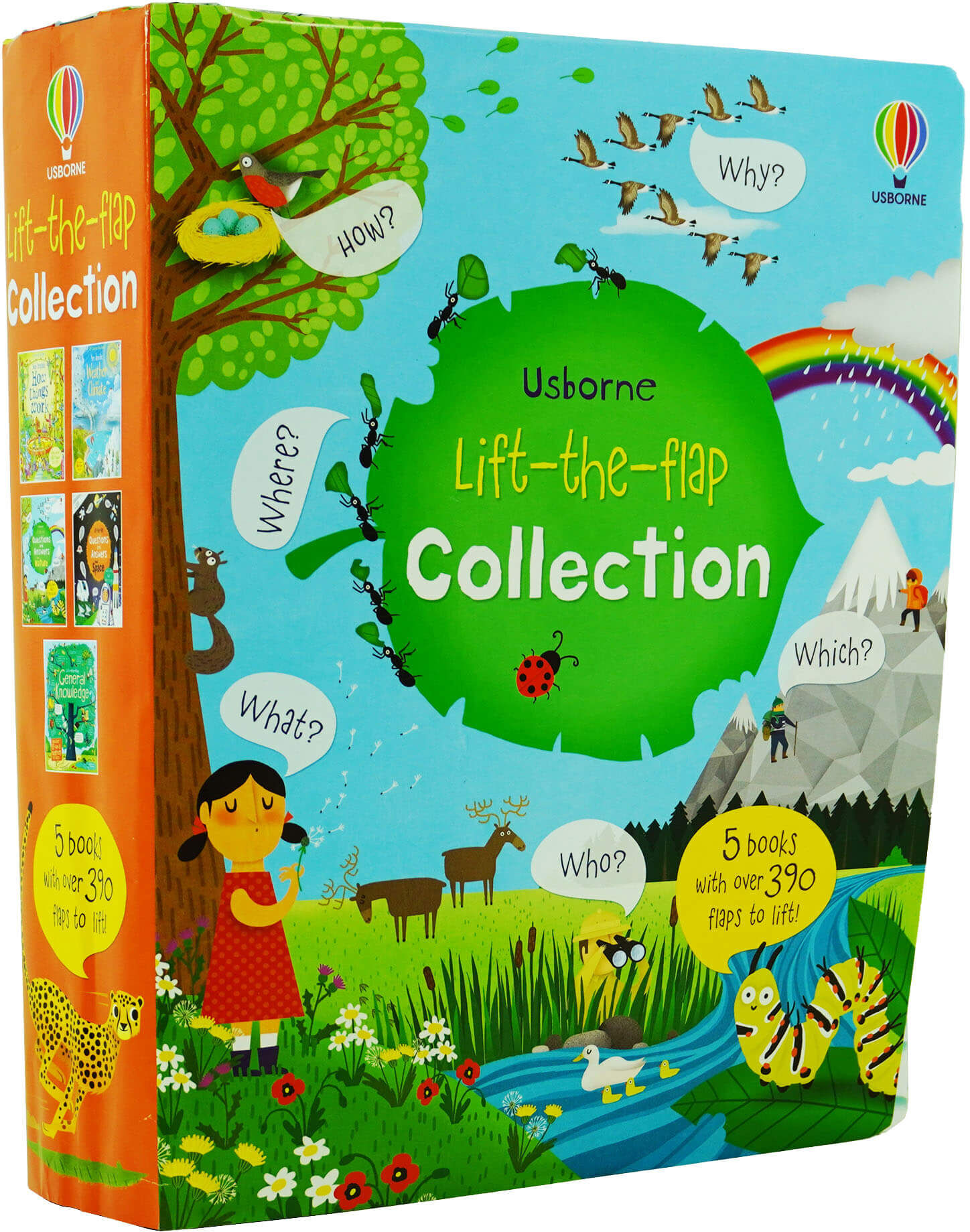 Usborne Lift-the-Flap Collection 5 Books Set - Ages 3+ - Board Book Usborne Publishing Ltd