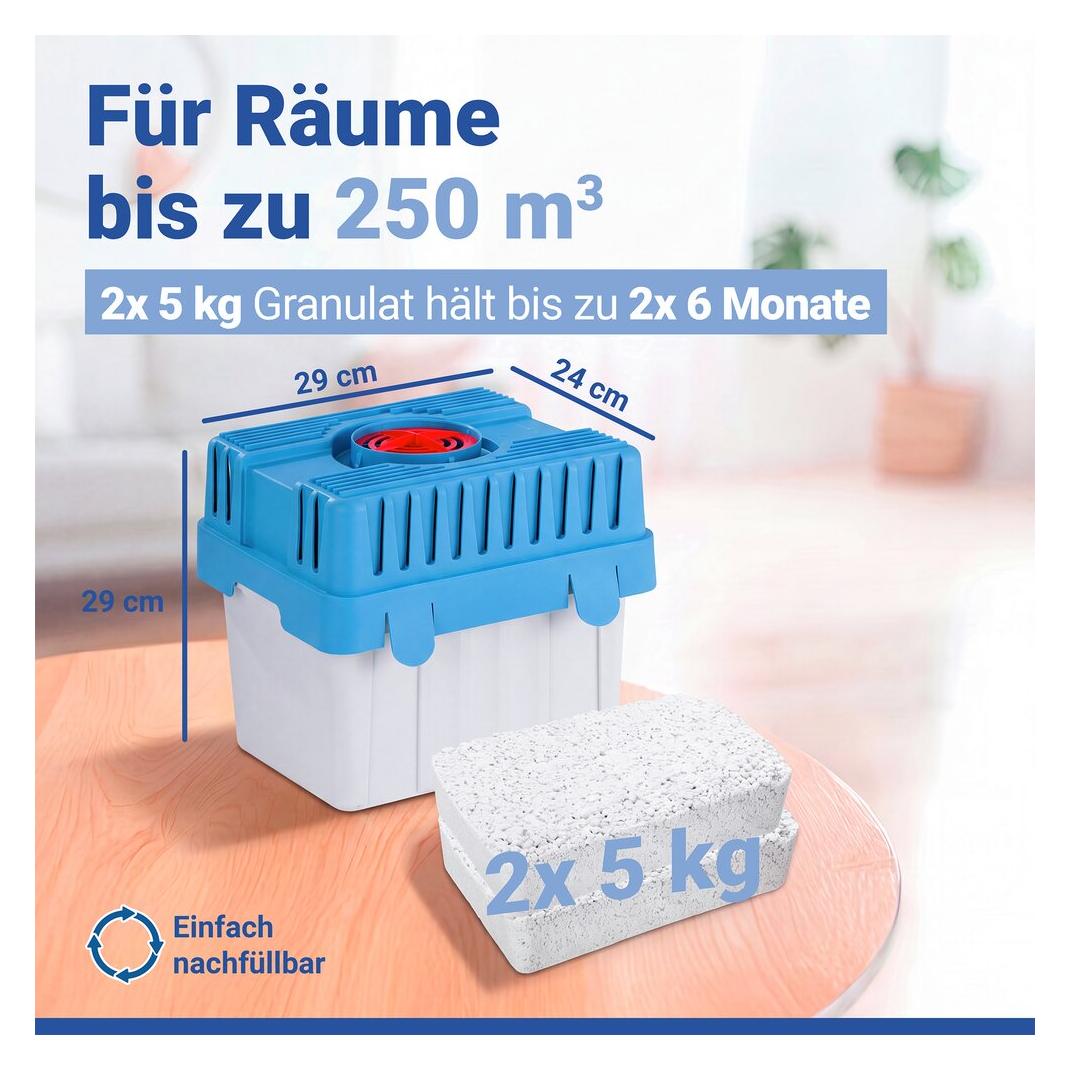 Wenko Raumentfeuchter, 2x 5,0 kg (400 m²) (69416800)