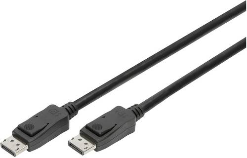 Digitus DisplayPort Anschlusskabel DisplayPort Stecker 1.00 m Schwarz AK-340106-010-S DisplayPort-Kabel