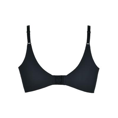 Bügel-BH NATURANA "Back Smoother", Damen, Gr. 80, Cup C, schwarz, Obermaterial: 84% Polyester, 16% Elasthan, Basic, bequem, BHs Bügel-BH, ohne Bügel, unsichtbar, bequem, elastisch, nahtloser Schnitt