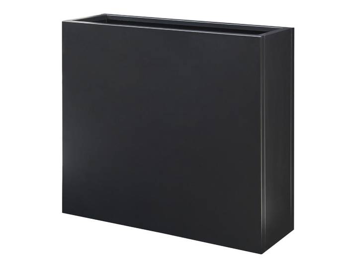 casa.pro Pflanzkübel Vaargel, Schwarz, Metall, Rechteckig, 90x82x30 cm, Dekoration, Blumen & Blumentöpfe, Übertöpfe