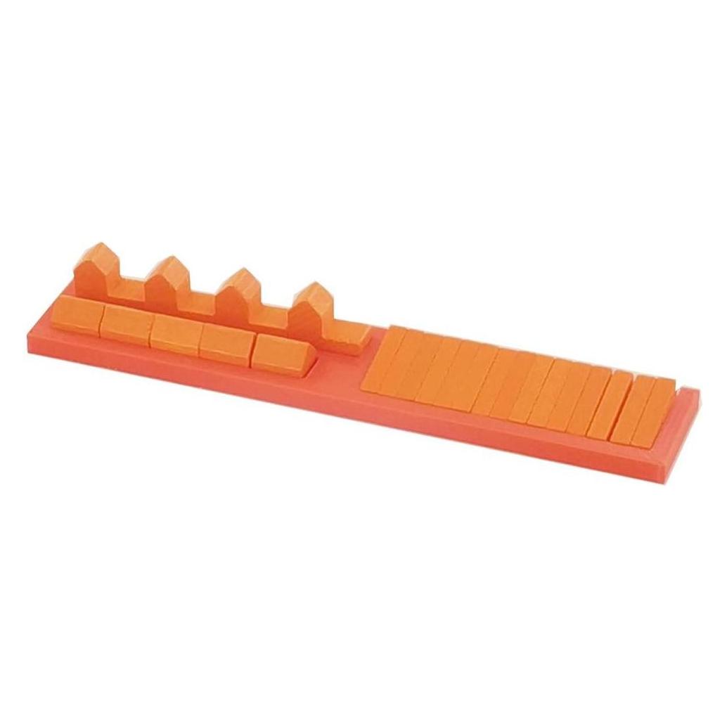 Feldherr Spieler Tray für Die Siedler von Catan, orange (Kunststoff) (379992)