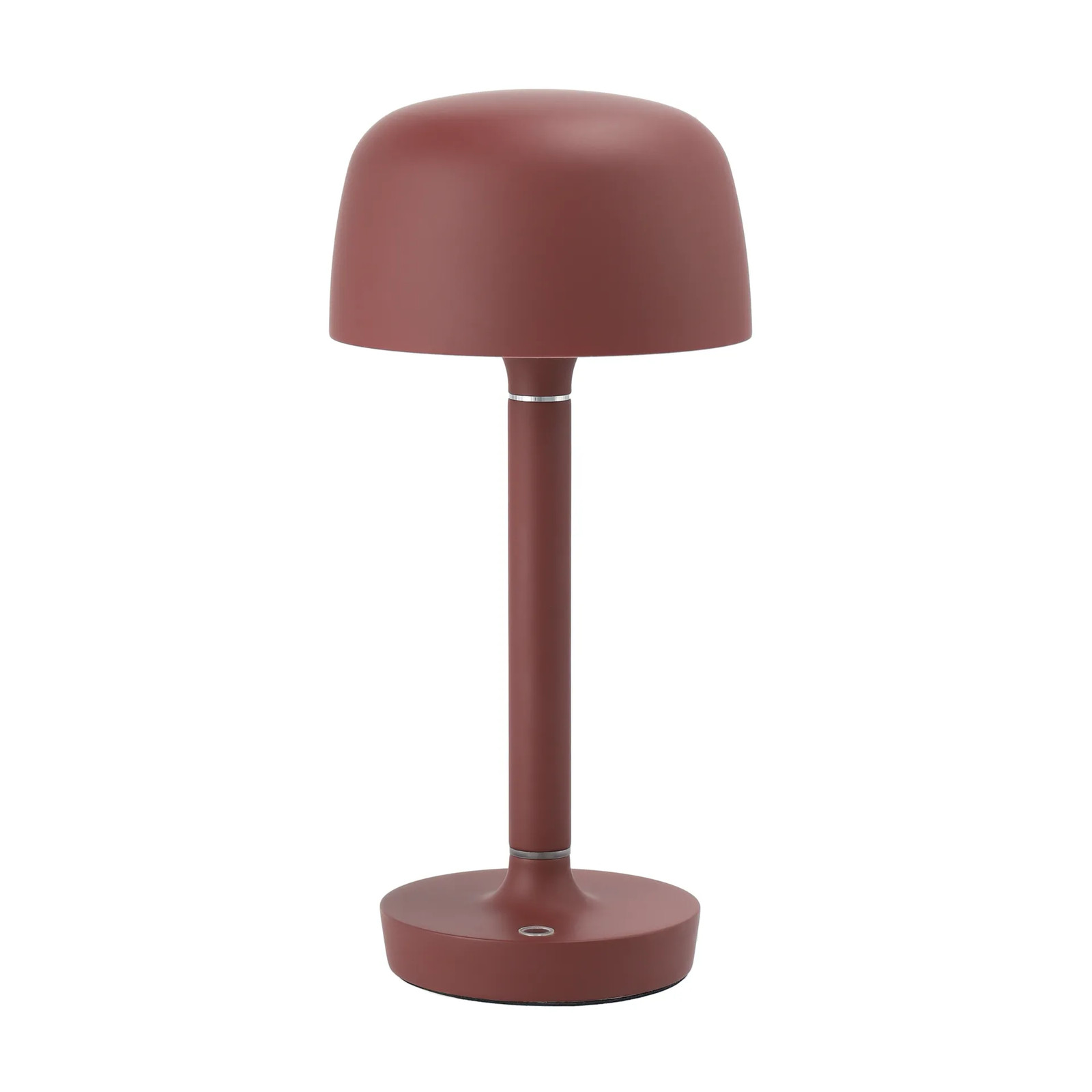 Scandi Living Halo draagbare tafellamp Burgundy, Hoogte: 25,5 cm