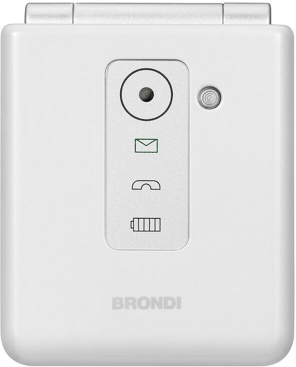 Cellulare Brondi Flipper White Metal Dual SIM