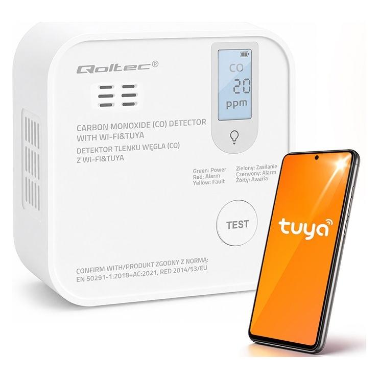 Qoltec Czujnik tlenku węgla (czadu) (52655)