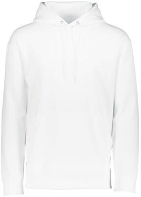 Augusta Sportswear 5505 Wicking Fleece Hoodie in White size 2XL