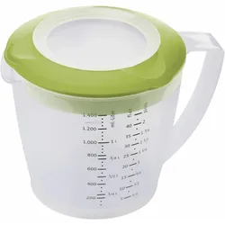 Westmark Rührbecher mit Deckel, Helena, 1,4 l, apfelgrün, 3105227A