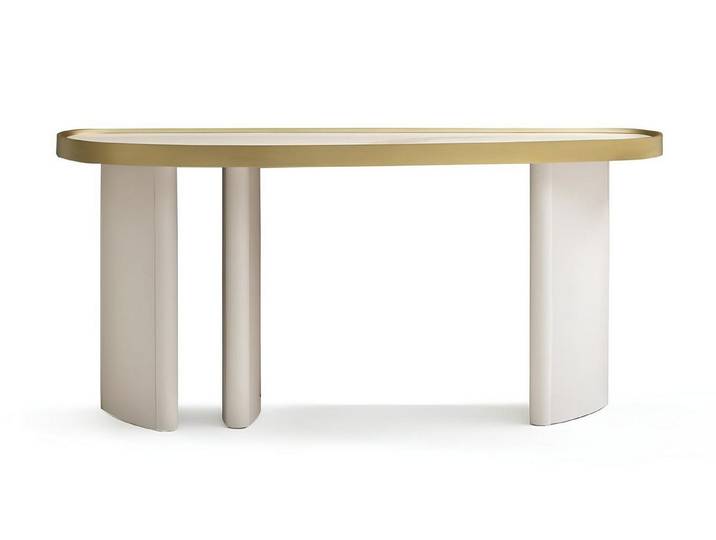 JVmoebel Sideboard Eleganter Schminktisch in Weiß mit integriertem Spiegel aus Holz, Made in Europe