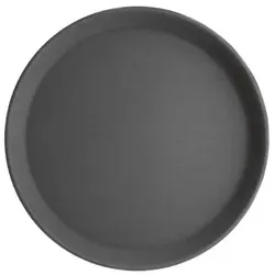 Olympia Kristallon Fiberglas Antirutsch Serviertablett rund 35,6cm