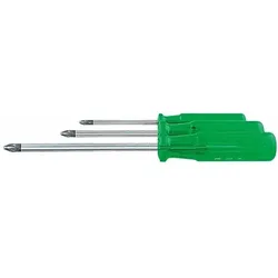PB Swiss Tools, Schraubenzieher, Pozidriv-Schraubendreher-Satz, mit Kunststoffheft, 7-teilig (Pozidriv-Kreuzschlitz (PZ))