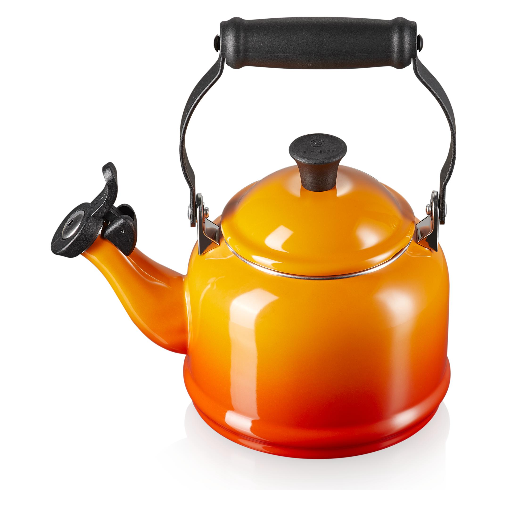 Le Creuset Fluitketel Demi - Oranjerood - 1.1 liter - inductie geschikt - (1.10 l) (40103020900000)