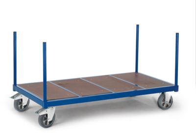 Rungenwagen mit Holzboden, 1300 x 800 mm, Tragkraft 1.200 kg