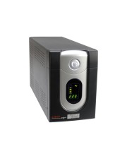 ROLINE DesignSecure 2000 USV Wechselstrom 230 V 1.2 kW VA USB Ausgangsbuchsen: 6 Schwarz Silber (19.40.1220)