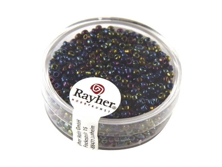 Rayher Rocailles Opak-Gelüstert 2 mm 17 g