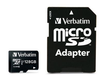 Verbatim Speicherkarte MicroSDHC/SDXC Premium, Speicherkapazität, 128 GB