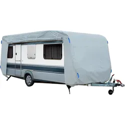 GreenYard Abdeckplane für Wohnwagen oder Wohnmobile Größe M 550 x 250 x 220 cm