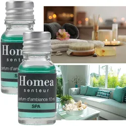 Duftöl Spa 2er-Set - Wohlfühlduft & Raumduft für Zuhause, Wellness & Entspannung - je 10ml - Für Potpourri & Aromabrenner