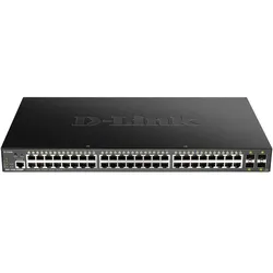 D-Link DGS-1250-52XMP (52 Ports), Netzwerk Switch, Mehrfarbig