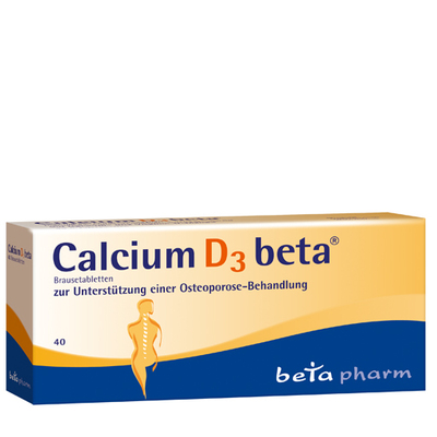 betapharm Arzneimittel GmbH CALCIUM D3 beta Brausetabletten 40 St 01841983