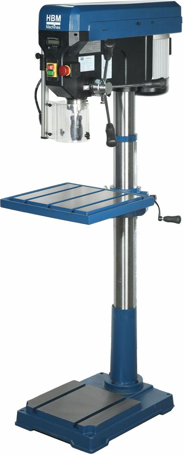 HBM 32 mm Säulenbohrmaschine Standmodell mit Digitalanzeige 400 Volt