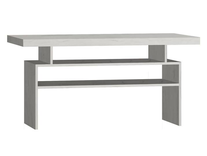MIRJAN24 Couchtisch Indianapolis I13 (mit Regal), 120x60x60 cm
