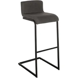 CLP Barhocker Newport Stoff B   Farbe: dunkelgrau, Material: Stoff