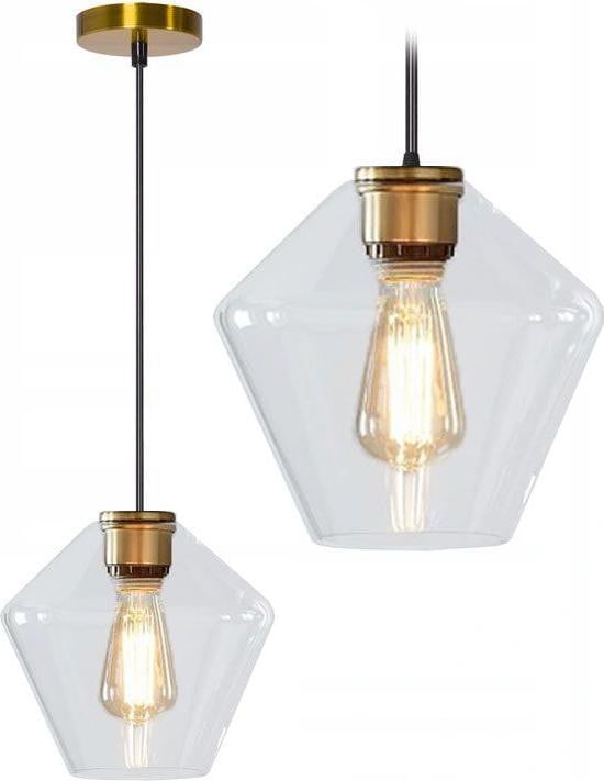Toolight Glazen Plafondlamp APP440-1CP Transparent