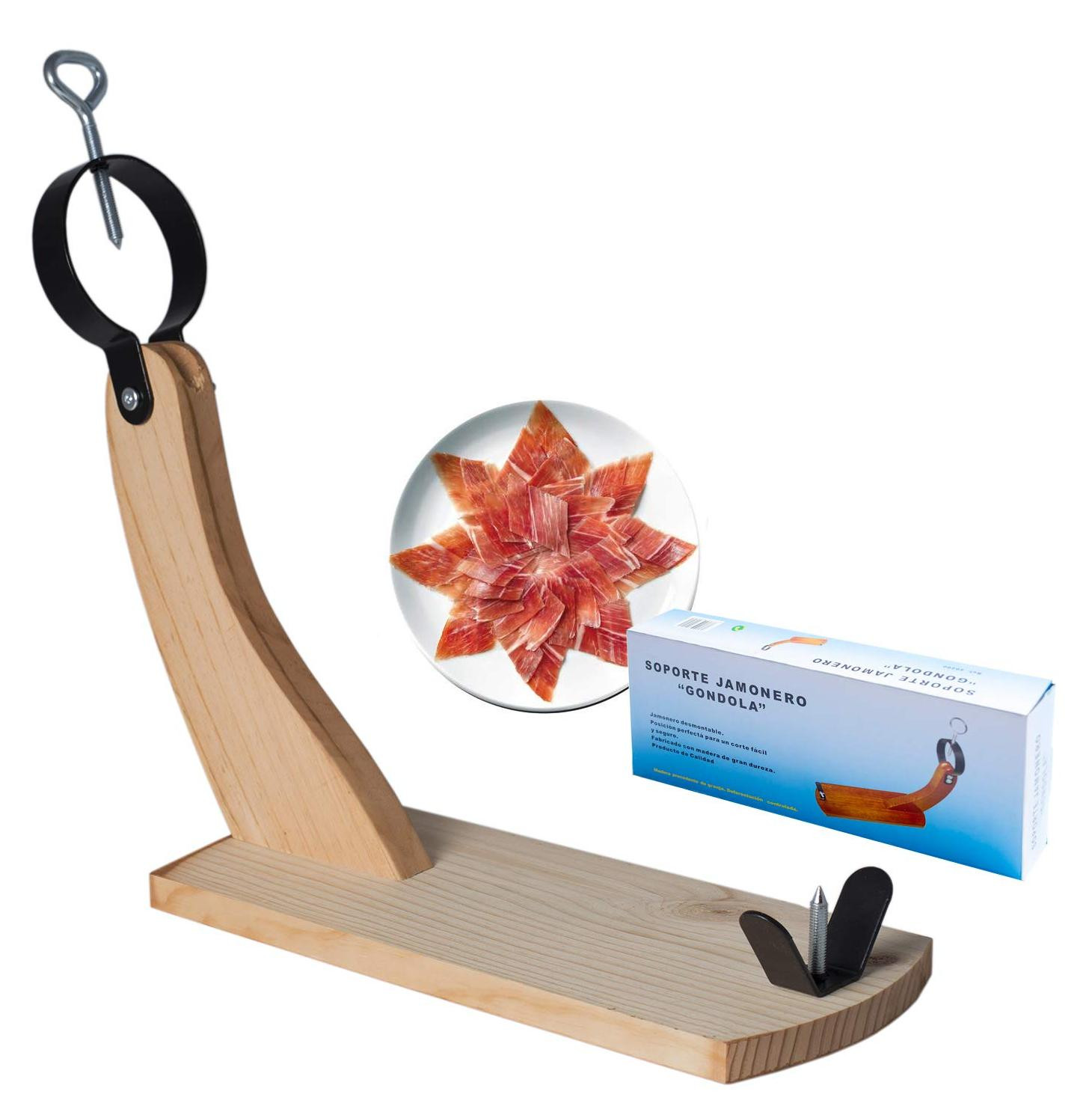 Dripio Houten hamhouder gondelmodel origineel Spanje