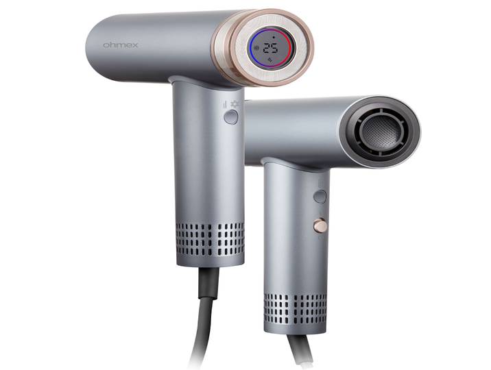 Sèche-cheveux Ionique - 2 vitesses - 4 températures - 1400W - OHM-RCY-7126EU OHMEX