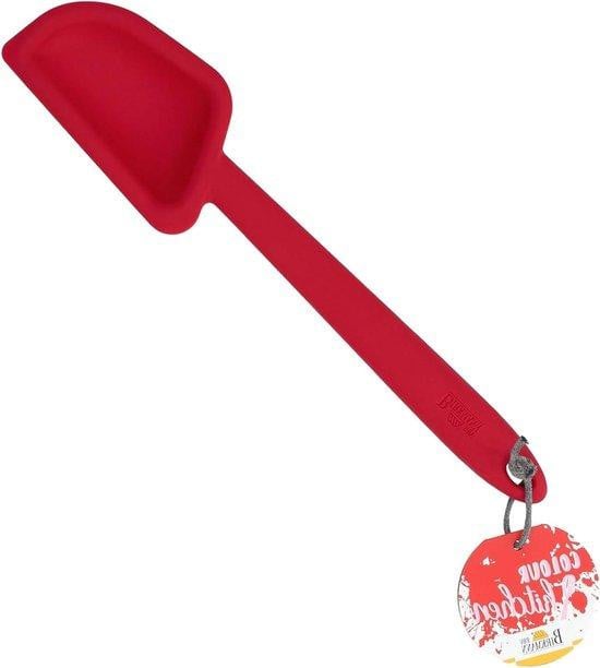 Berndes Siliconen spatel met metalen kern, rood, 29 cm