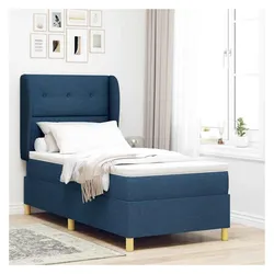 vidaXL, Boxspringbett, Brynlee Button tufted (90 x 200 cm)