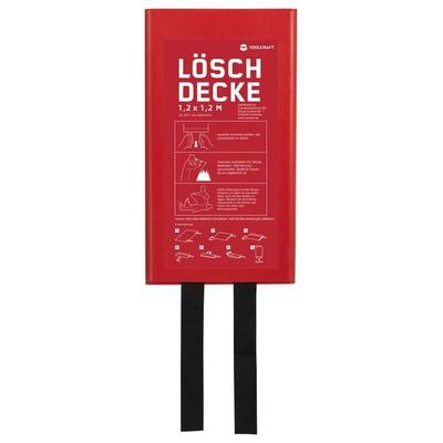 TOOLCRAFT TO-10307442 Löschdecke mit Montagebox 120cm x 120cm